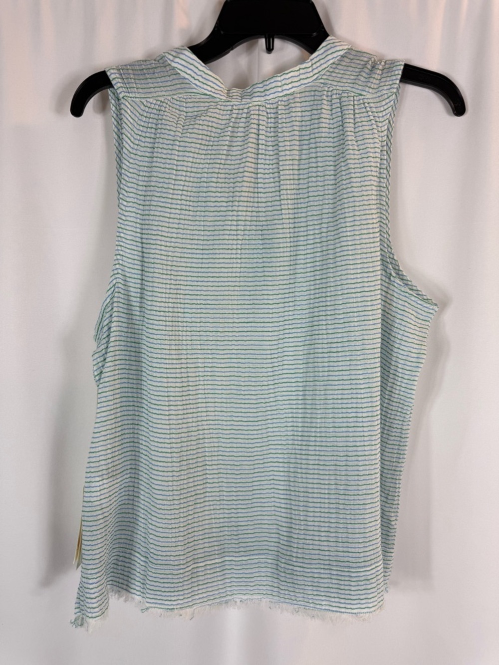 NWT Carve designs Size: M DYLAN TANK Relaxed Fit Tank color: green striped tank - Picture 11 of 15